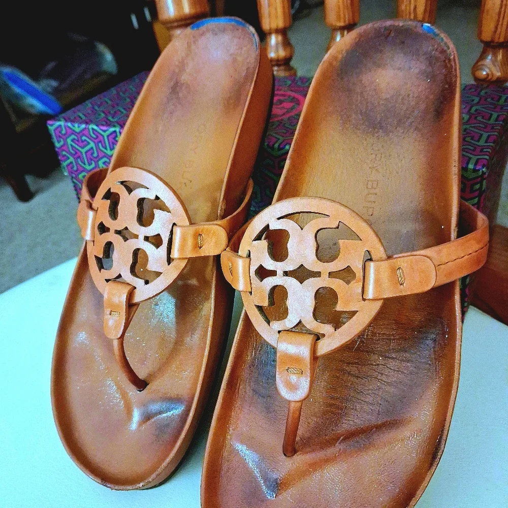 Tory Burch Miller Cloud Thong Sandals Size 8.5 - Picture 7 of 13
